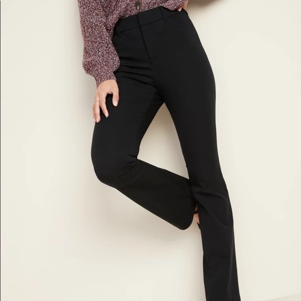 Old Navy High-Waisted Pixie Full-Length Flare Pants